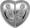 Набір із двох срібних монет &ldquo;Дружба та братство - найбільше багатство&rdquo; у футлярі (c) - 2