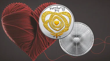 Пам'ятна монета зі срібла "Кохання!