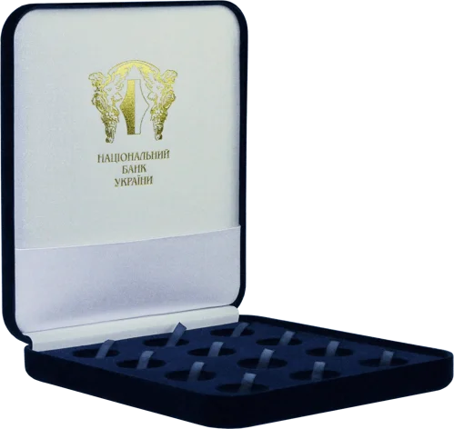 Футляр для 12 срібних монет